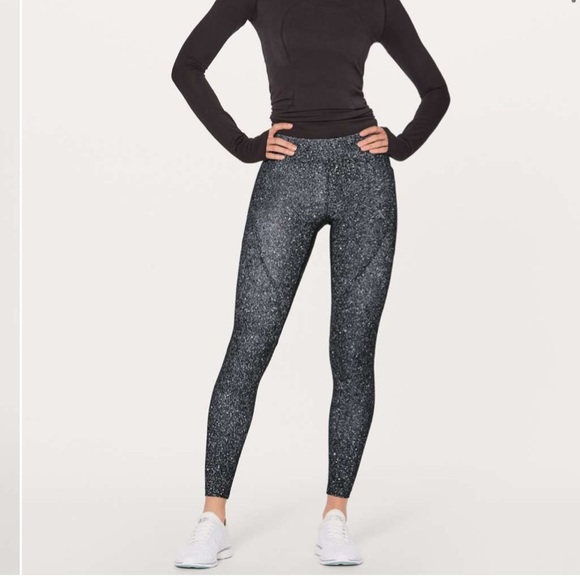 lululemon athletica Pants - Lululemon Lead the Pack Leggings Luminesce Black 2